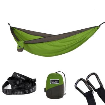 Forest Green gerecyclede hangmat incl. riemen