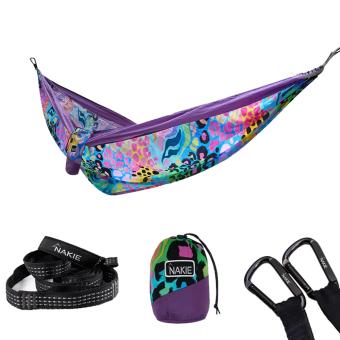 Kasey Rainbow gerecyclede hangmat incl. riemen