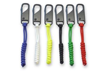 Bagage label set rits puller, 6 st.