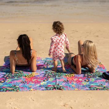 XL Kasey Rainbow gerecycled strandkleed