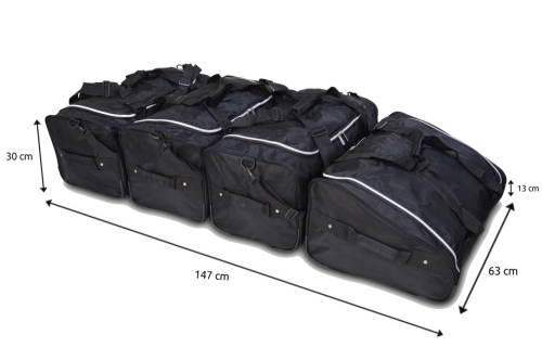 CAR-BAGS 4-Delige dakkoffer tassenset