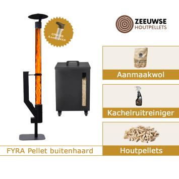 Fyra Pellet Buitenhaard 2.0 | Bundel XL