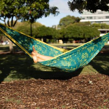 Cricket Australia gerecyclede hangmat incl. riemen