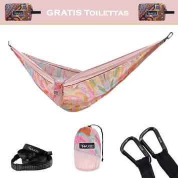 Erin Reinboth gerecyclede hangmat incl. riemen | GRATIS toilettas