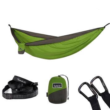 Forest Green gerecyclede hangmat incl. riemen