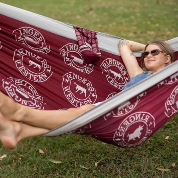 Ringers Western gerecyclede hangmat incl. riemen