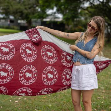 Ringers Western gerecyclede hangmat incl. riemen