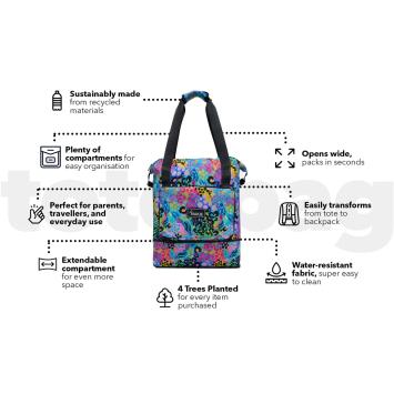Kasey Rainbow gerecyclede schoudertas