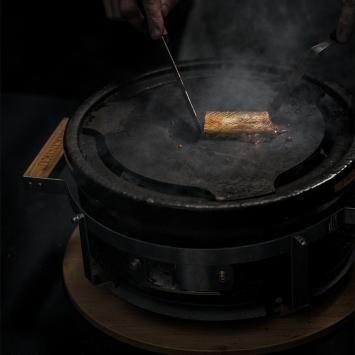 YAKINIKU Ronde Shichirin Teppanyaki plaat